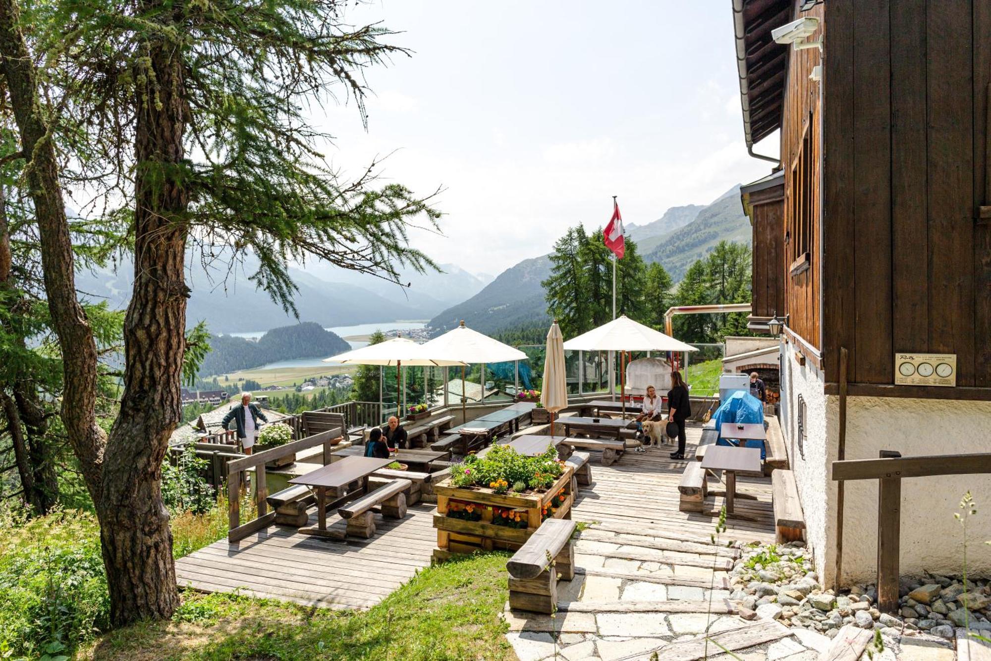 Hotel Schweizerhof Санкт-Мориц Экстерьер фото